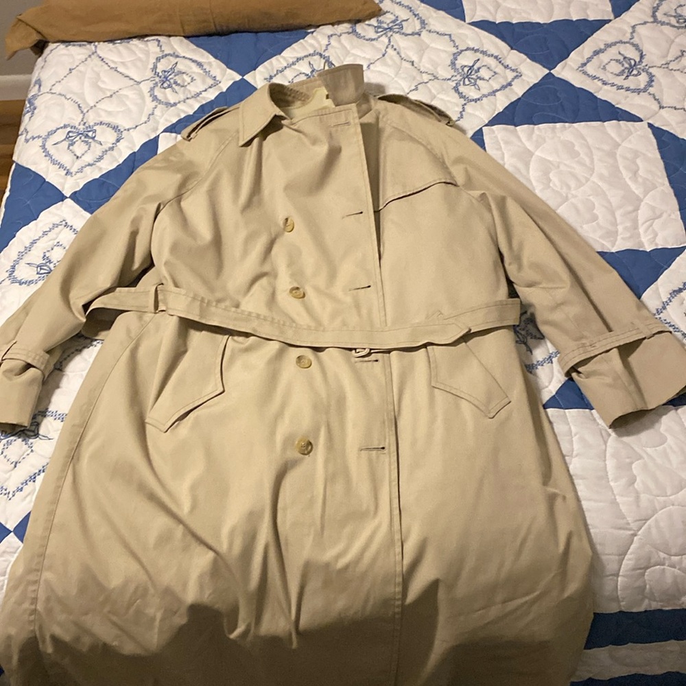 Large Clipper Mist All weather coat! London made Sherpa lined 😱